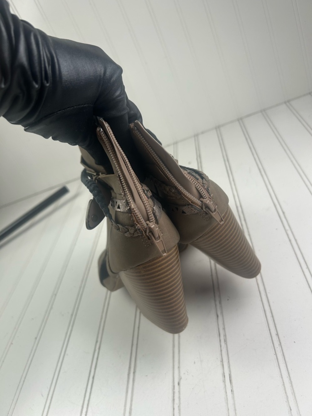 Maurice’s Sabrina Open Toe Ankle Boots Women’s Size 11M - Picture 9 of 10